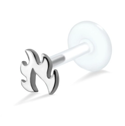 Flame Shaped Labrets Push-in LA-1001